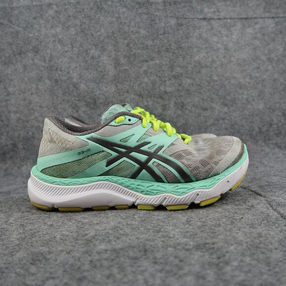 Asics Shoes Womens 6.5 Athletic Trainer 33-M Running Comfort Sport Cushion Grey - Picture 1 of 12